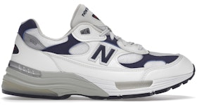 New Balance 992 White Navy