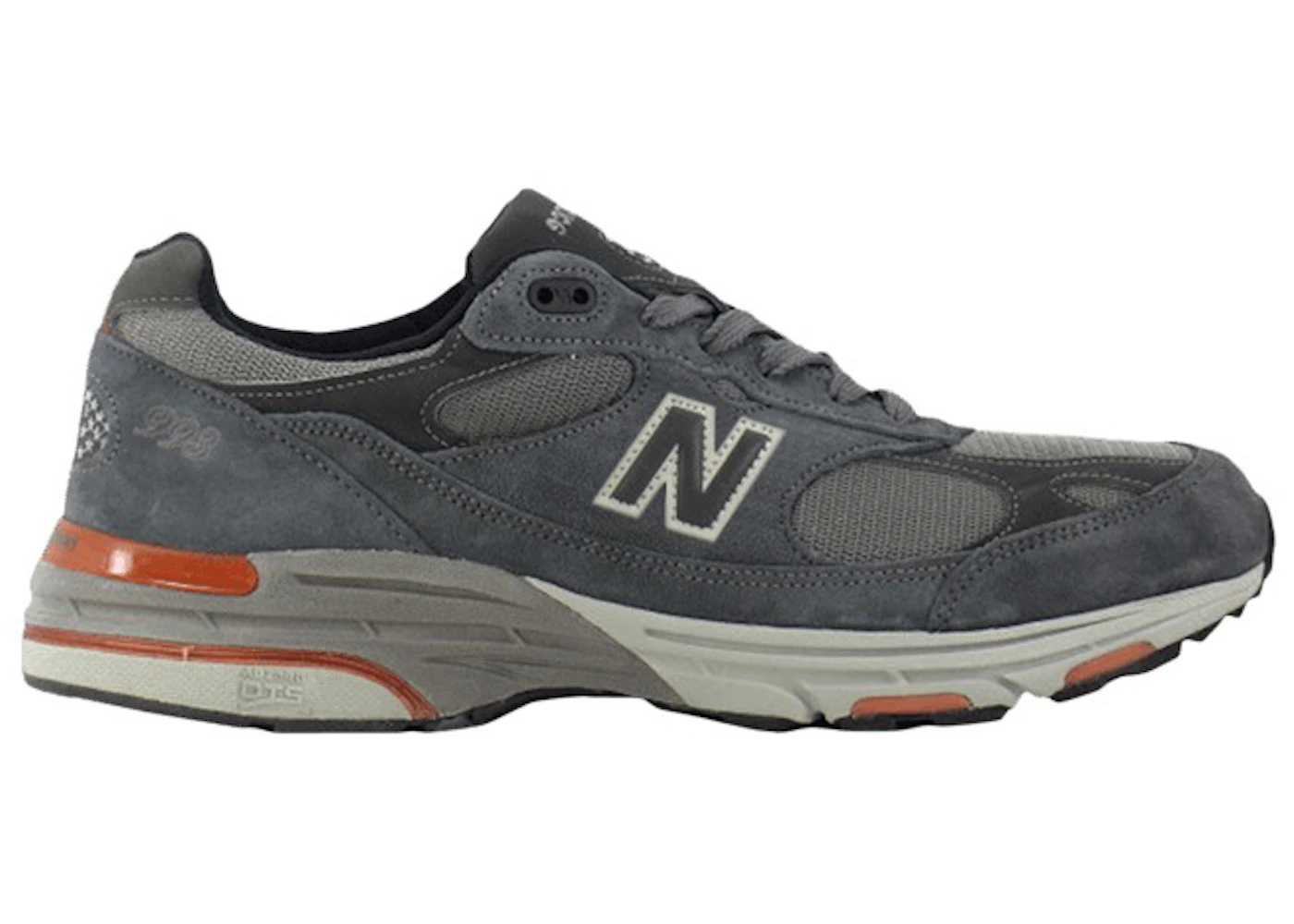 New Balance 993 MiUSA Grey Orange Men's - MR993GRC - US