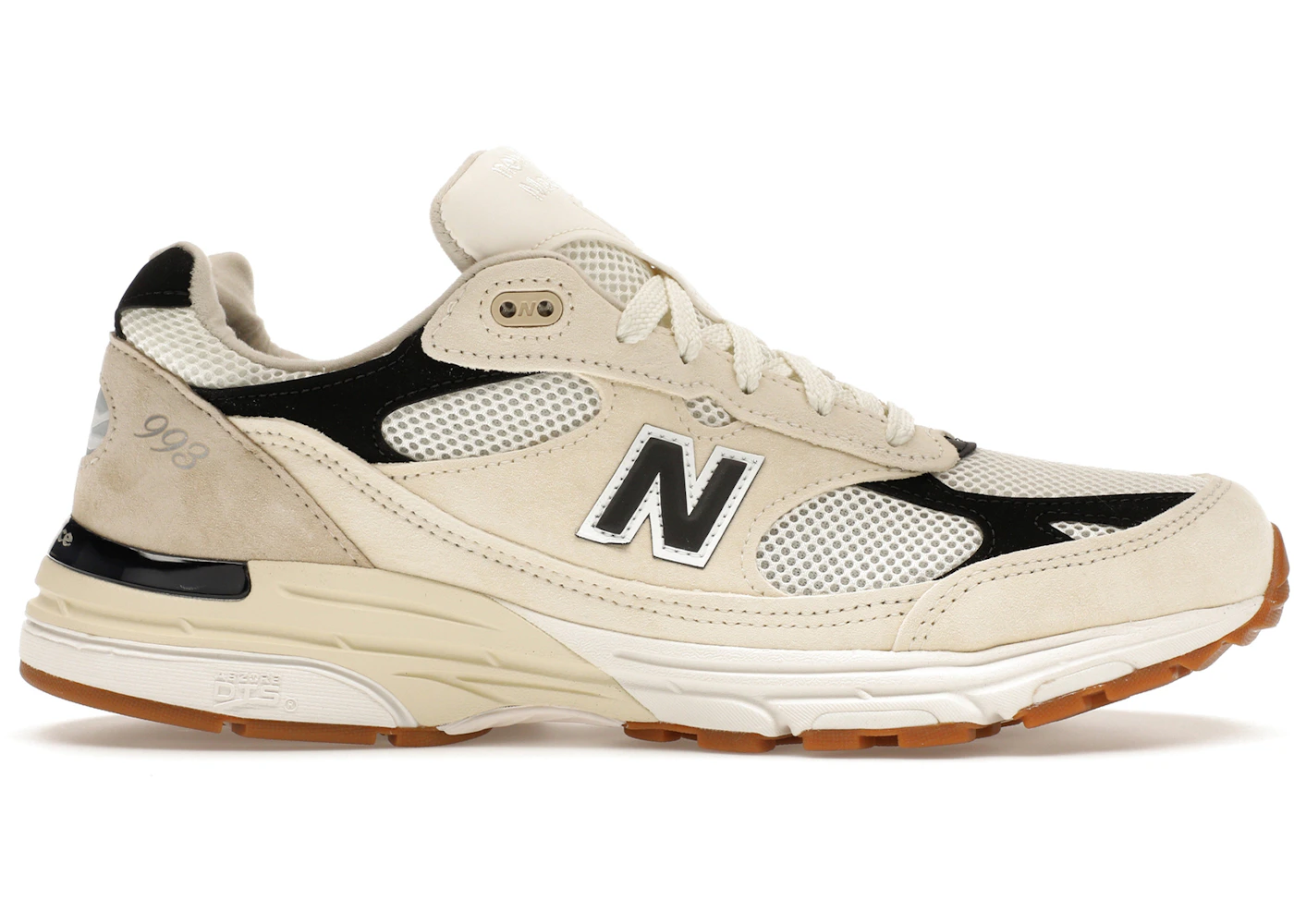 New Balance 993 MiUSA Teddy Santis en negro y blanco sal Hombre
