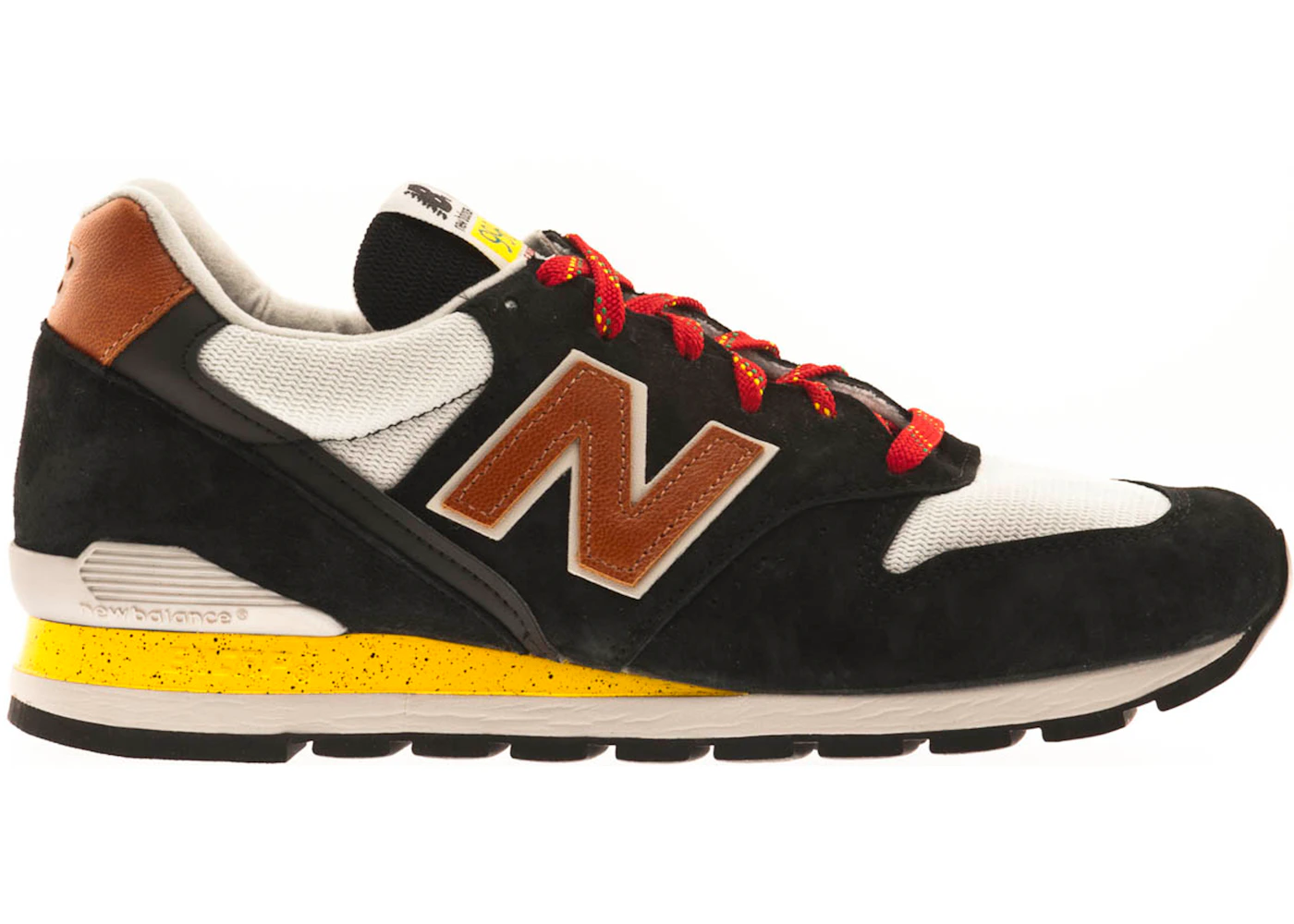 New Balance 996 Negro Marron Amarillo Hombre M996BS US