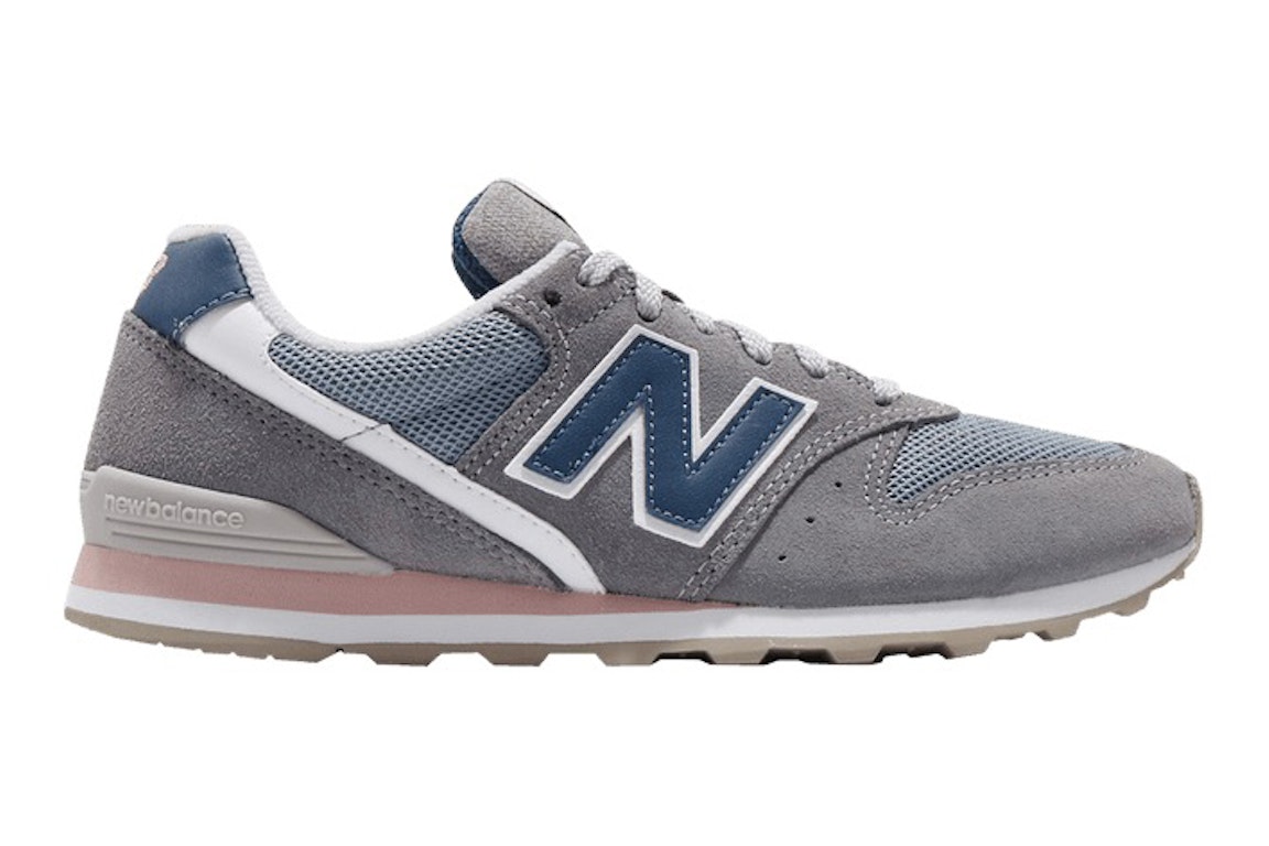 Pre-owned New Balance 996 Grey Blue (women's) In Grey/blue/pink