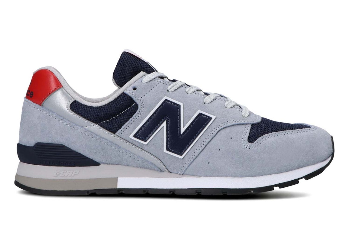 Pre-owned New Balance 996v2 Grey Navy Red In Grey/navy