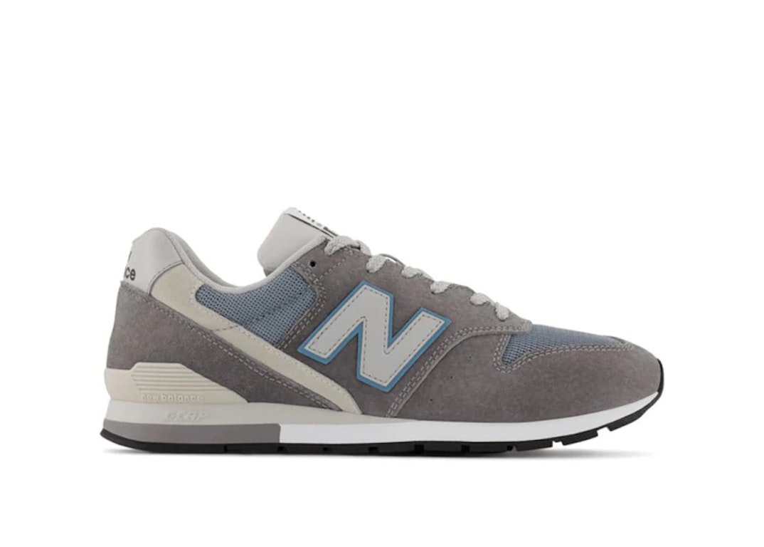 Pre-owned New Balance 996v2 Grey Steel Blue In Grey/steel Blue/off White