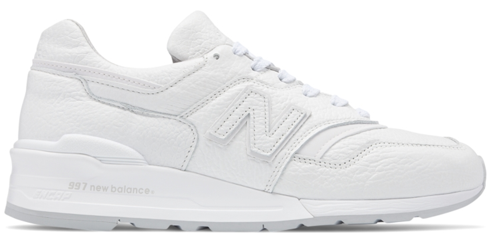 new balance 997 all white