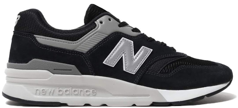 black and silver new balance