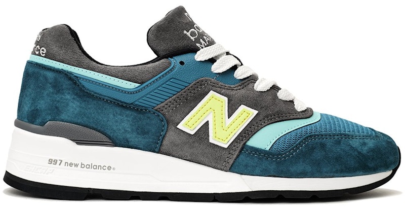 new balance blue and green