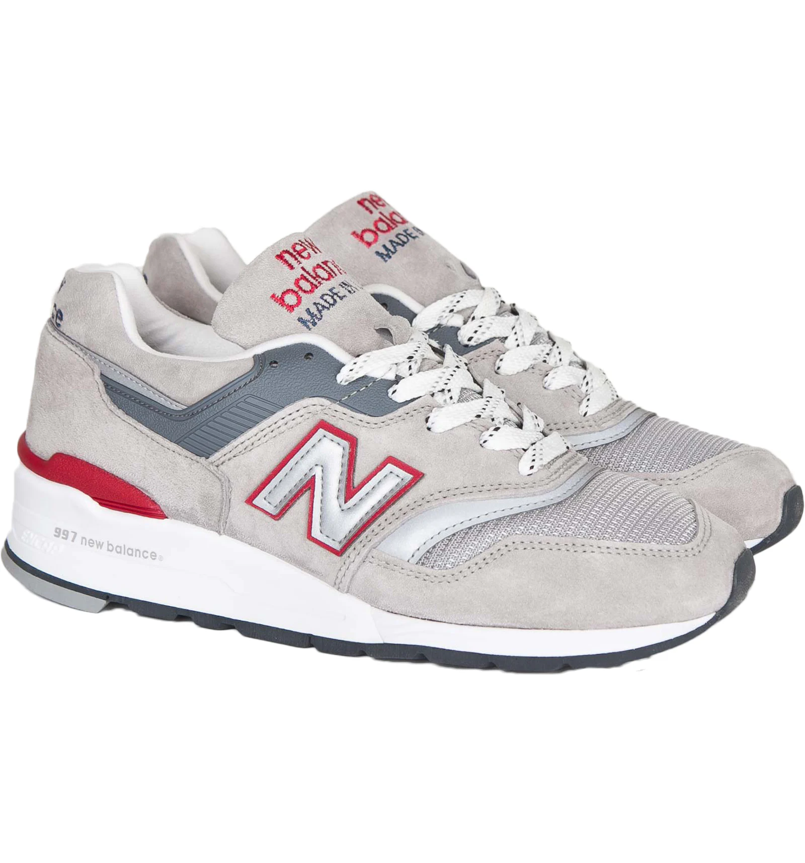 Red new balance hot sale 997