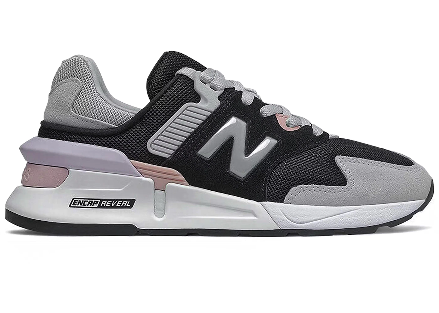Pink New Balance 997 Grey Black New Balance 997s Cordurain Black