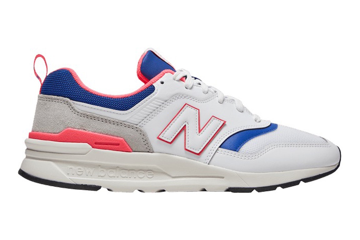 Pre-owned New Balance 997 White Blue Pink (women's) In White/blue/pink