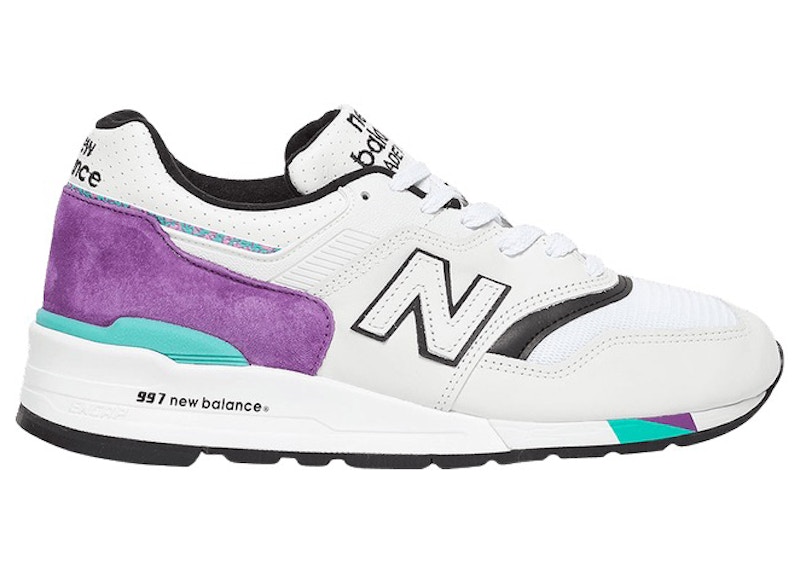 New balance clearance 997 white aqua