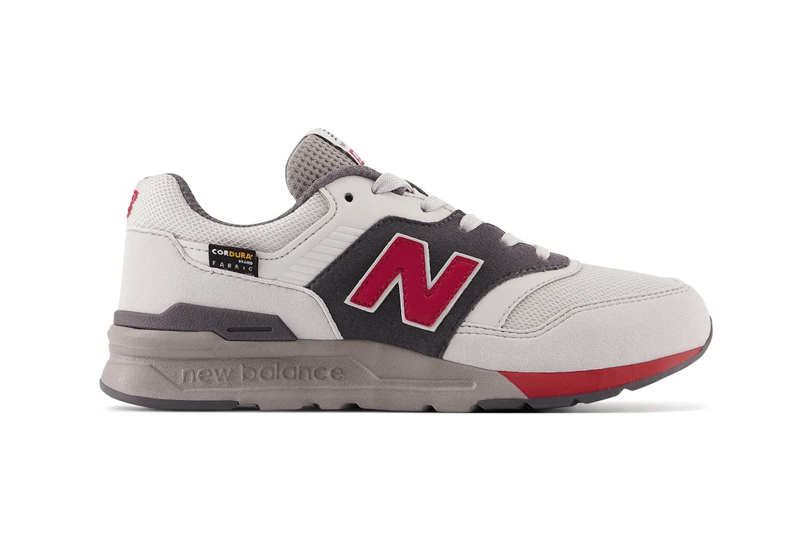Pre-owned New Balance 997h Cordura White Grey (gs) In White/grey/red