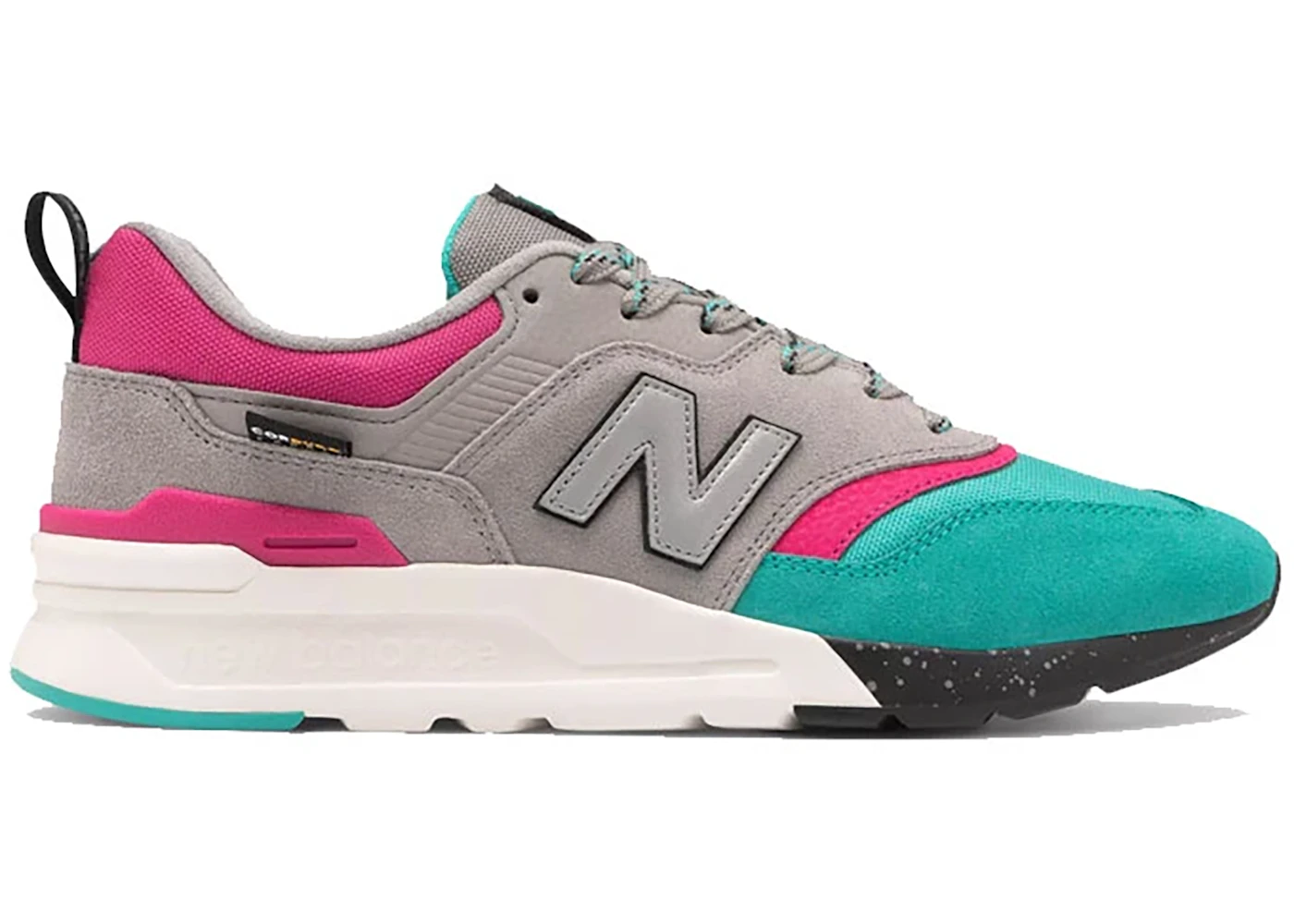 Gray and turquoise new balance best sale