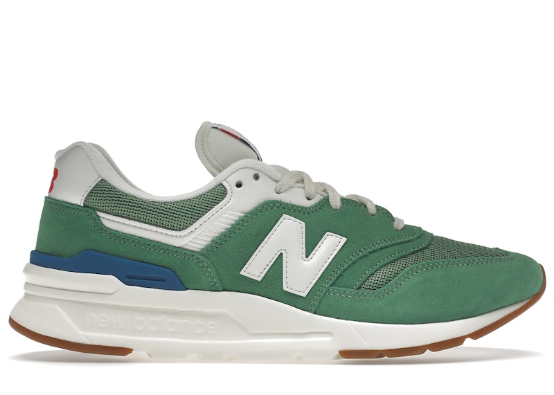 orange and green new balance 327