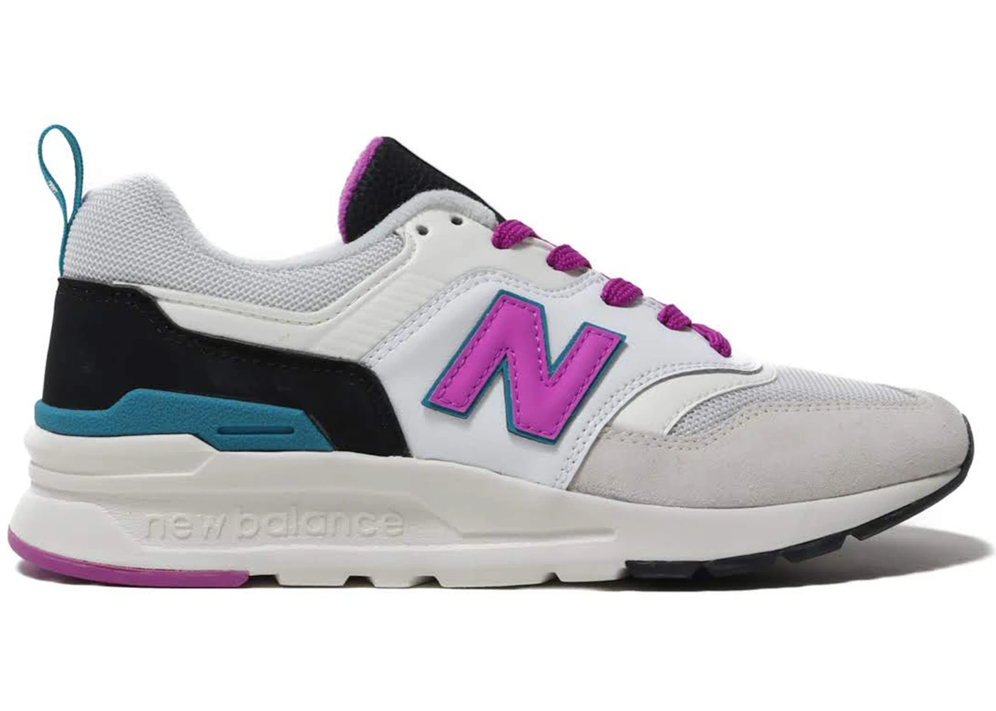 New Balance 997H Blanco Violeta (de mujer) CW997HNA US