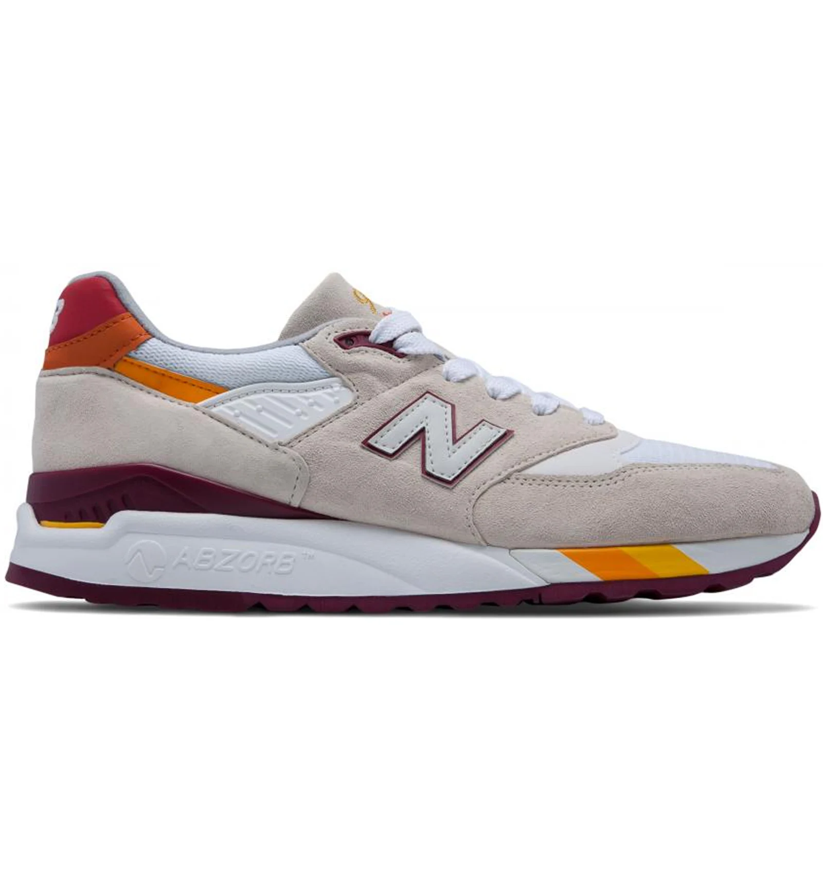 New Balance 998 Coumarin Pack White Burgundy