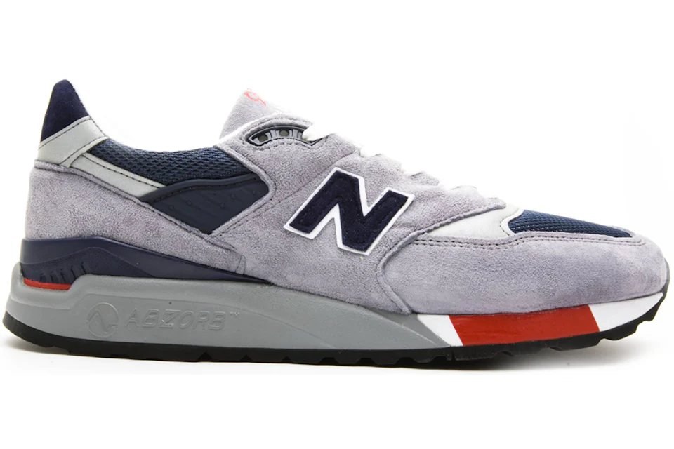 New Balance 998 Grey Navy Red