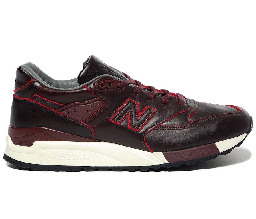 Pre-owned New Balance 998 Horween Burgundy