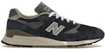 New Balance 998 MiUSA Navy Grey