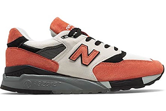 New Balance 998 Surplus Materials White Red