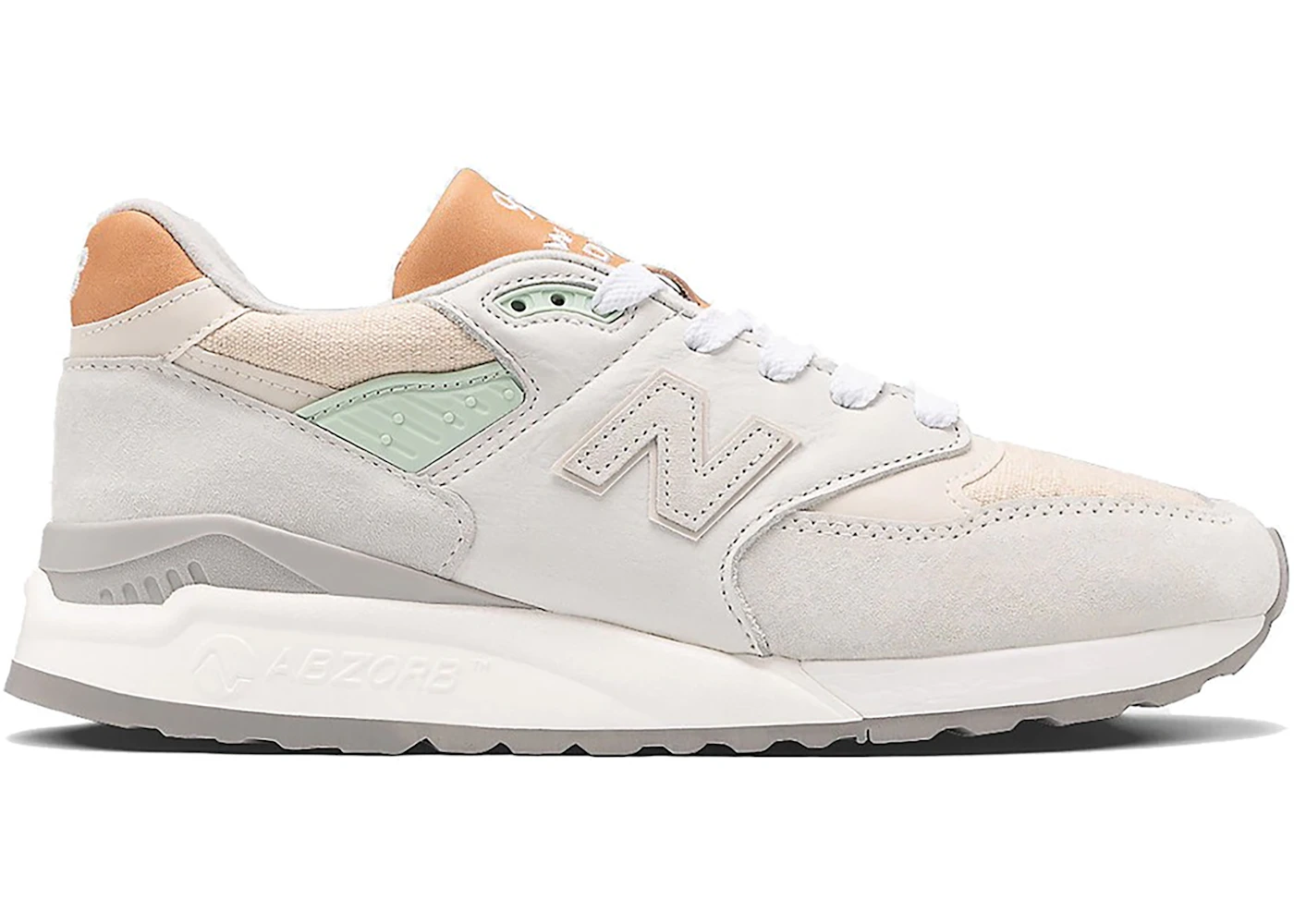 New balance 998 white deals