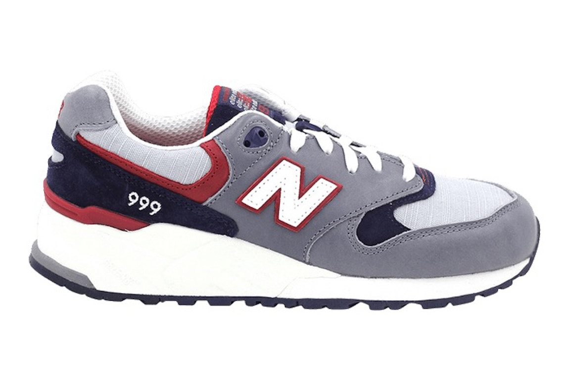 Pre-owned New Balance 999 Lost Worlds Grey Navy Red In Grey/navy/red