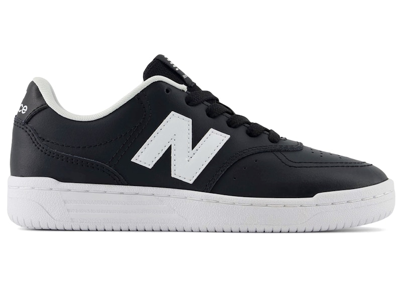New Balance B80 Sneakers in Black/White