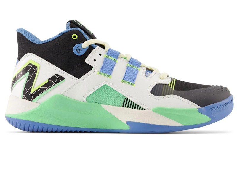 Pre-owned New Balance Men's  Coco Cg1 Twisted Net Sneakers In Black/electric Jade/white