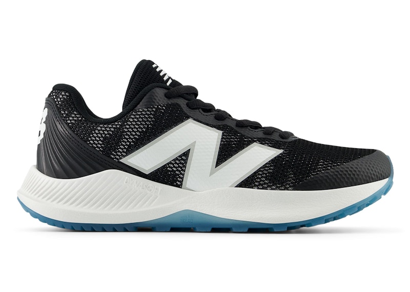 Pre-owned New Balance Dynasoft 4040v7 Turftrainer Sneakers In Black/optic White