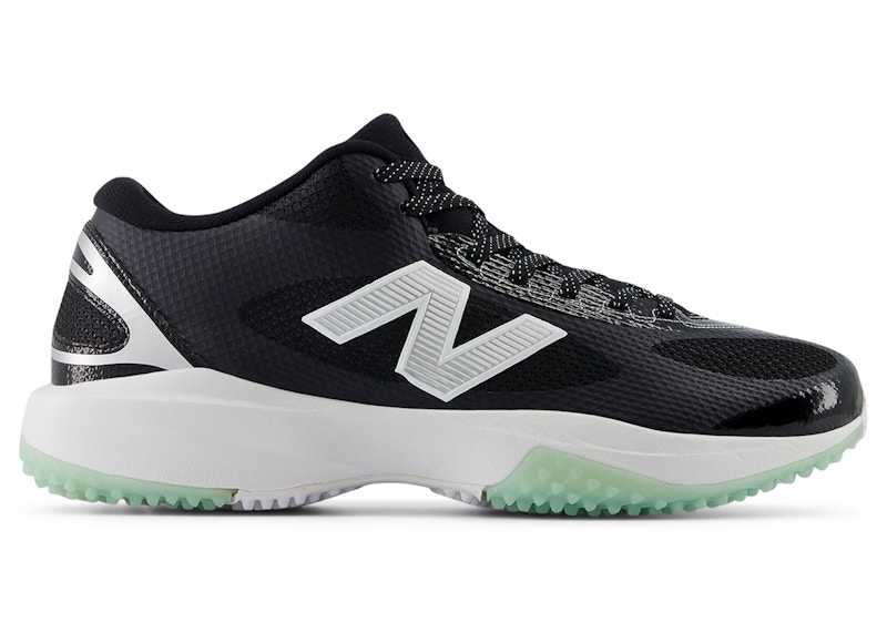 New Balance Unisex FreezeLX v5 Turf Lacrosse Shoes - Black/White/Grey - FREEZTB5