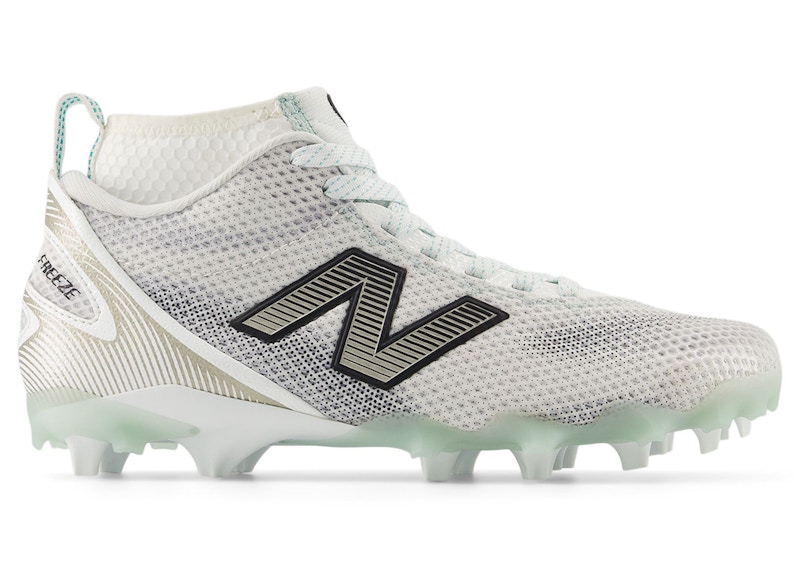 New Balance Women's FreezeLX v5 Lacrosse Shoes - White/Black - WFREEZW5