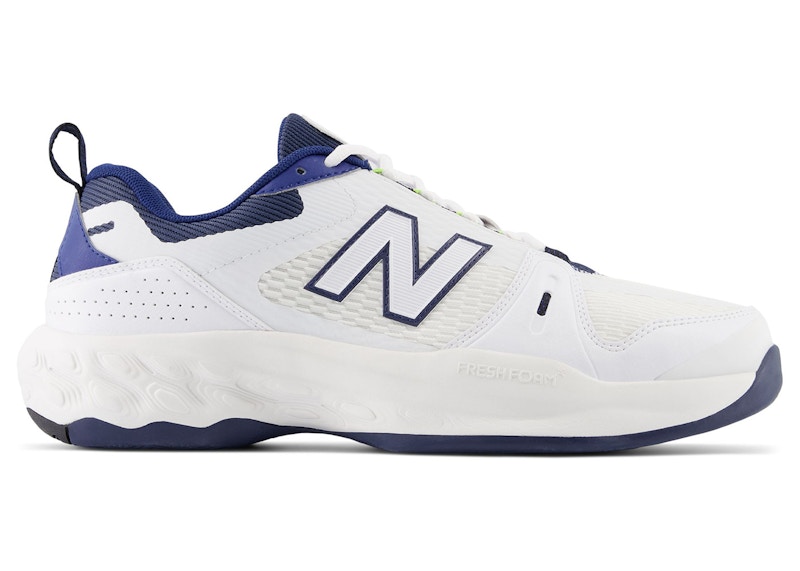 Pre-owned New Balance Men's  Fresh Foam 1007 Sneakers In White/navy Blue