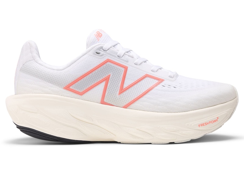 Pre-owned New Balance Fresh Foam 1080v14 (women's) Sneakers In White/angora/urgent Red