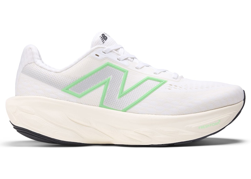 New Balance Men's Fresh Foam X 1080v14 Running Shoes - White/Green/Beige - M108014E