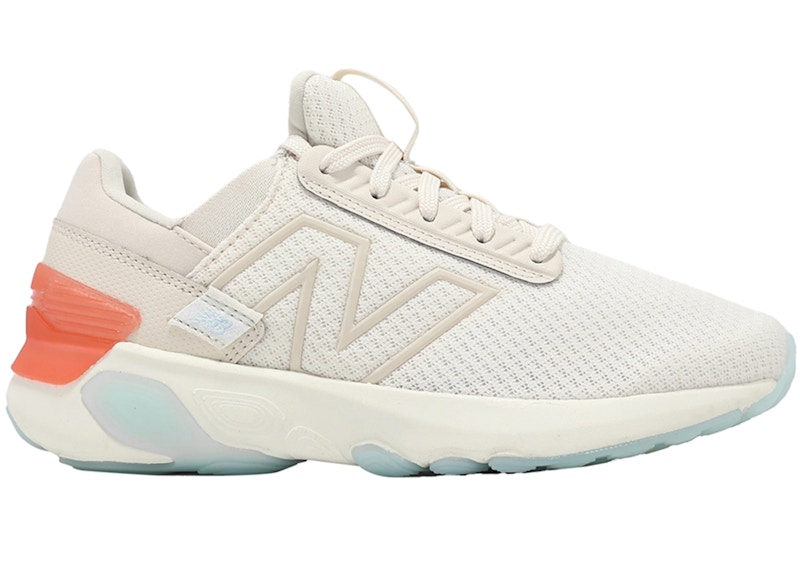 Pre-owned New Balance Fresh Foam X 1440 (women's) Sneakers In Sea Salt/linen/gulf Red