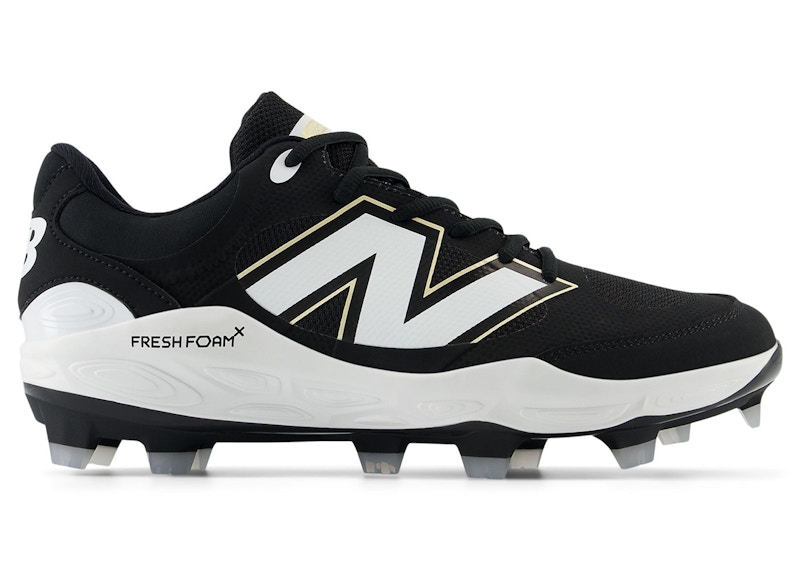 Pre-owned New Balance Men's Fresh Foam 3000v7 Molded Sole Sneakers In Black/white