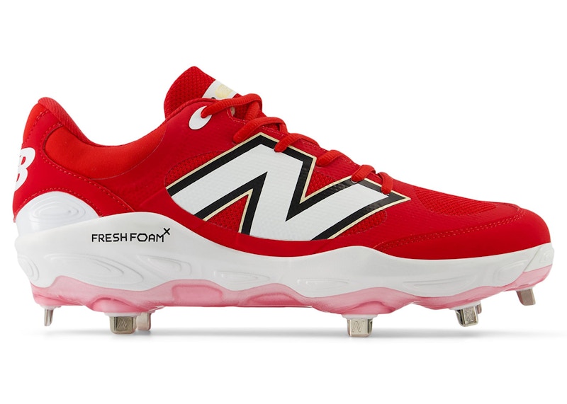 Pre-owned New Balance Men's  Fresh Foam 3000v7 Sneakers In Team Red/white