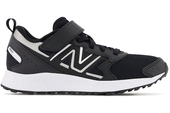 New Balance Fresh Foam 650 Bungee Lace Black Metallic Silver White (PS)