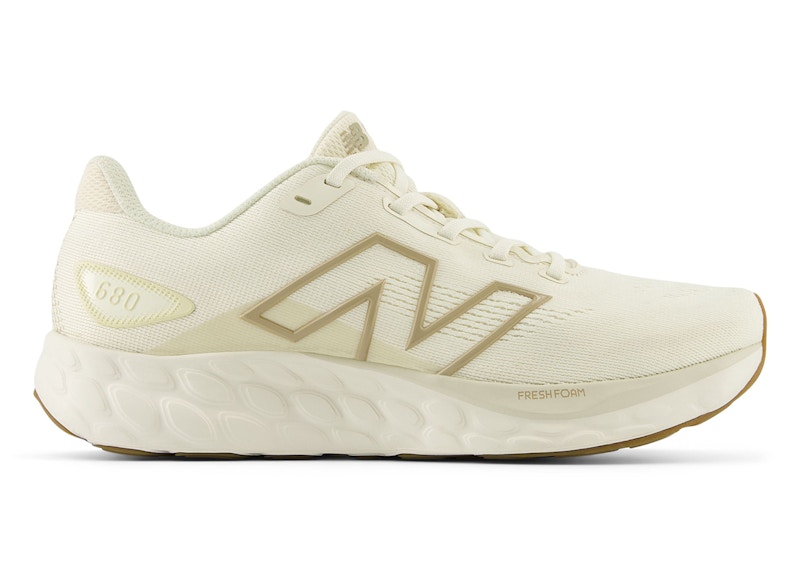 Pre-owned New Balance Fresh Foam 680v8 (women's) Sneakers In Angora/linen/stoneware