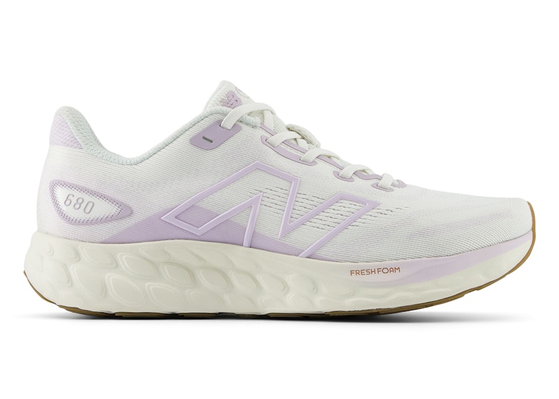 Pre-owned New Balance Fresh Foam 680v8 (women's) Sneakers In Sea Salt/taro