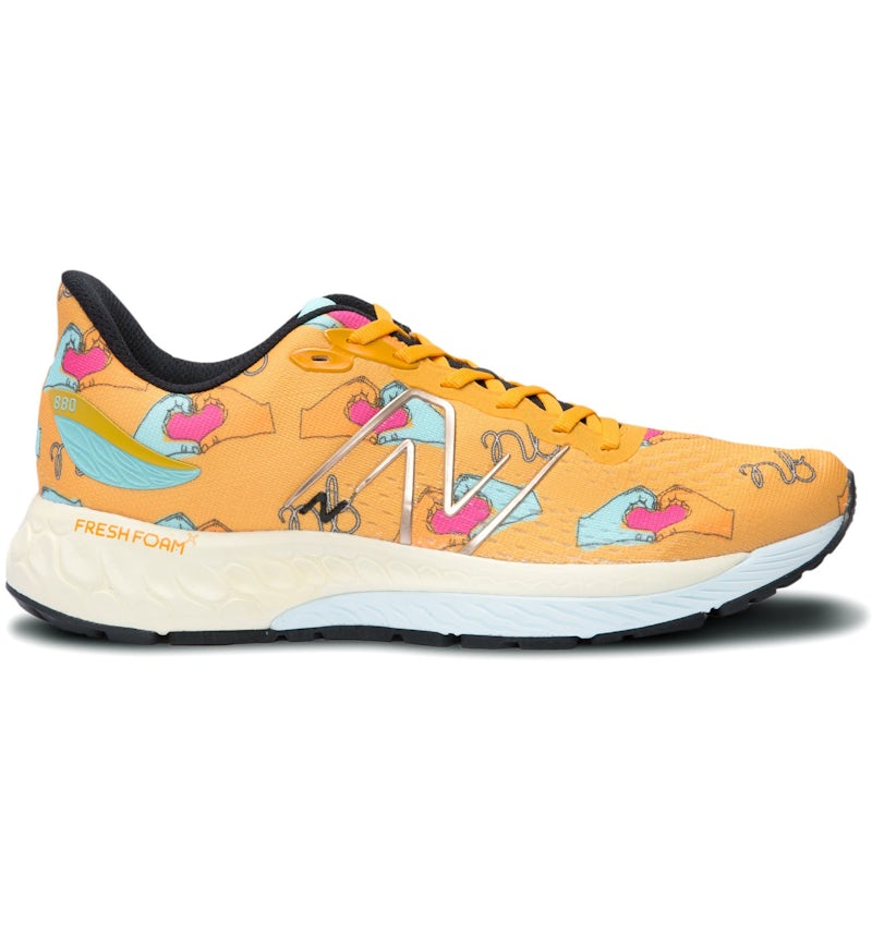 New Balance Fresh Foam X 880v12 Heart Print Orange Men's M880K12
