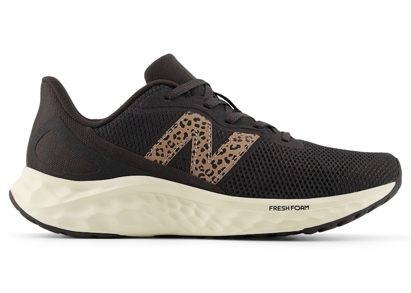 Pre-owned New Balance Fresh Foam Arishi V4 (women's) Sneakers In Black Cement/flat Taupe/angora