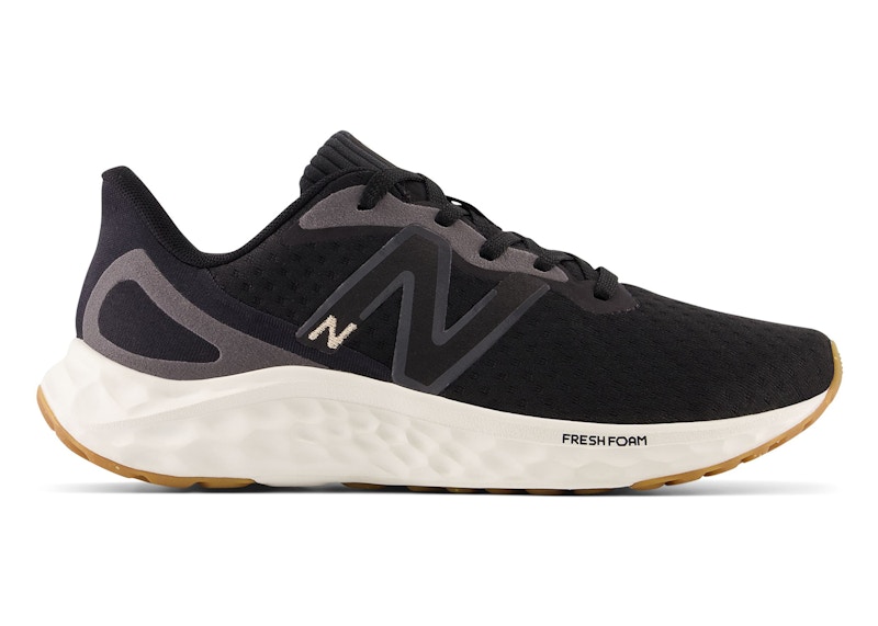 Pre-owned New Balance Fresh Foam Arishi V4 (women's) Sneakers In Black/light Gold Metallic/gum 020