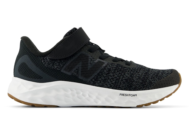 Pre-owned New Balance Fresh Foam Arishi V4 Bungee Lace Sneakers In Black/phantom