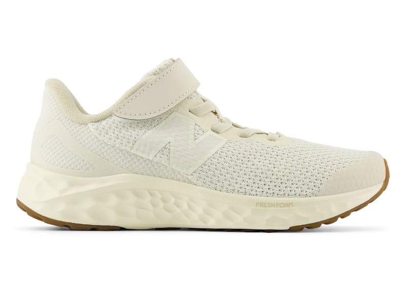 Pre-owned New Balance Fresh Foam Arishi V4 Bungee Lace Sstone Sneakers In Linen/sandstone