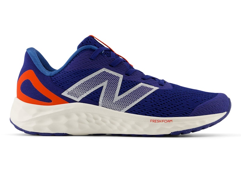 Pre-owned New Balance Fresh Foam Arishi V4 Sneakers In Inkwell/neo Flame/silver Metallic