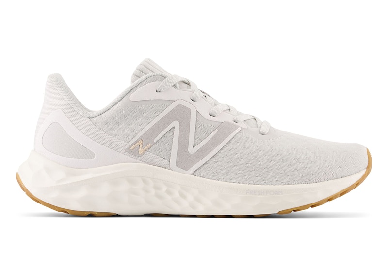 Pre-owned New Balance Fresh Foam Arishi V4 (women's) Sneakers In Summer Fog/nimbus Cloud/light Gold Metallic