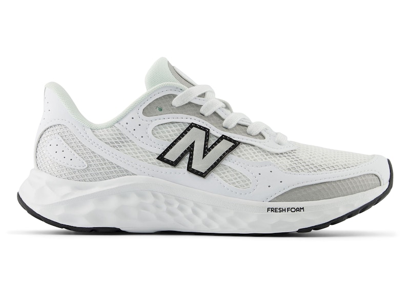 New Balance Fresh Foam Arishi v4 White Silver Metallic Black Women s WARISTT4 DE