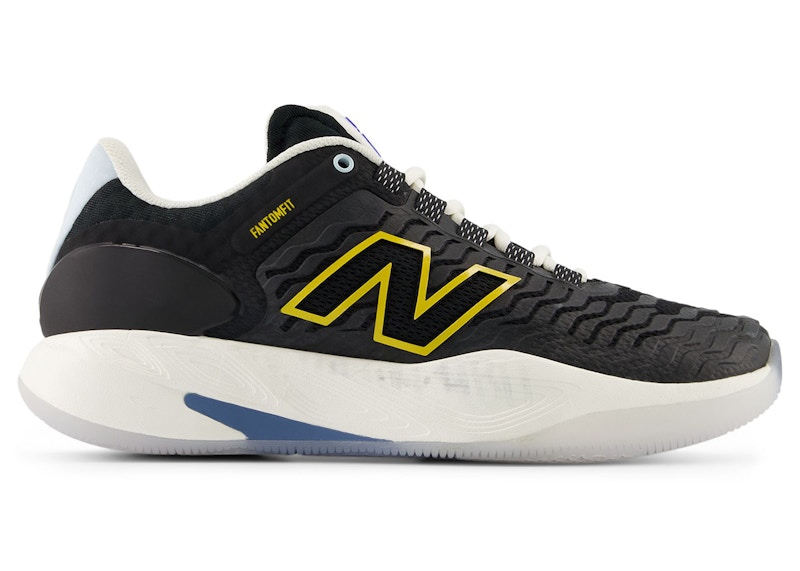 New Balance Women's Fresh Foam X CT-Rally v2 Tennis Shoes - Black/White/Yellow - WCHRALP2