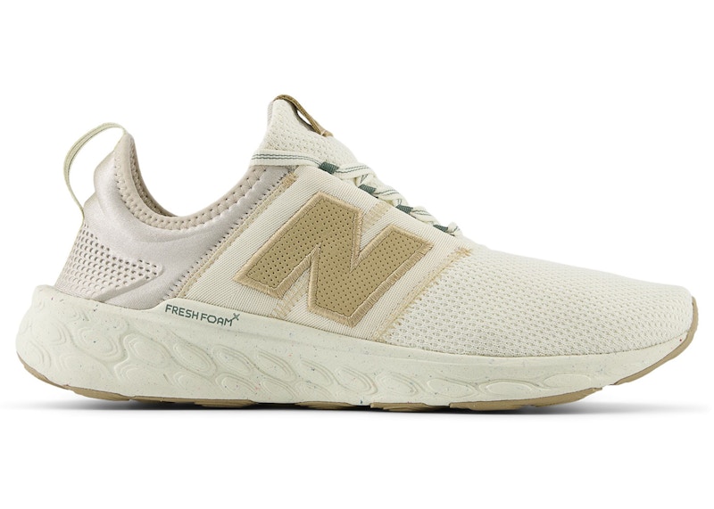 Pre-owned New Balance Men's  Fresh Foam Cruz Artisan V3 Sneakers In Angora/incense/dark Juniper In Multi