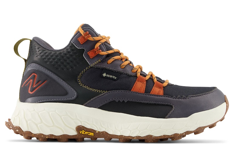 Pre-owned New Balance Fresh Foam Hierro Mid Goretex (women's) Sneakers In Black/magnet/cayenne